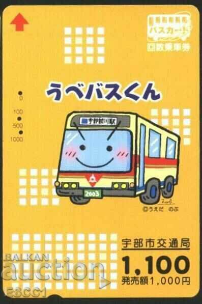 Transport (railway) map Bus from Japan TK35