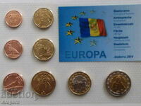 set de euro Andorra 2014 ESSAI PATTERN PROBE Andorra 2014