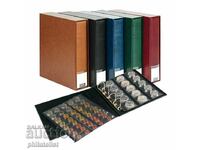 LINDNER - PUBLICA M coin album with 10 sheets