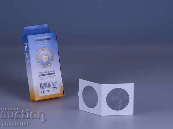 Auction self-adhesive cards 66x66 mm - with different holes Auction self-adhesive cards 66x66 mm - with different holes