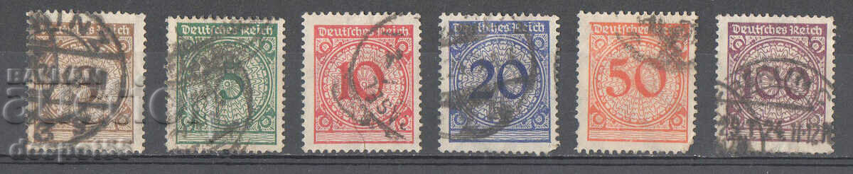 1923. Germany Reich. Denomination in rentenmark (sure mark).