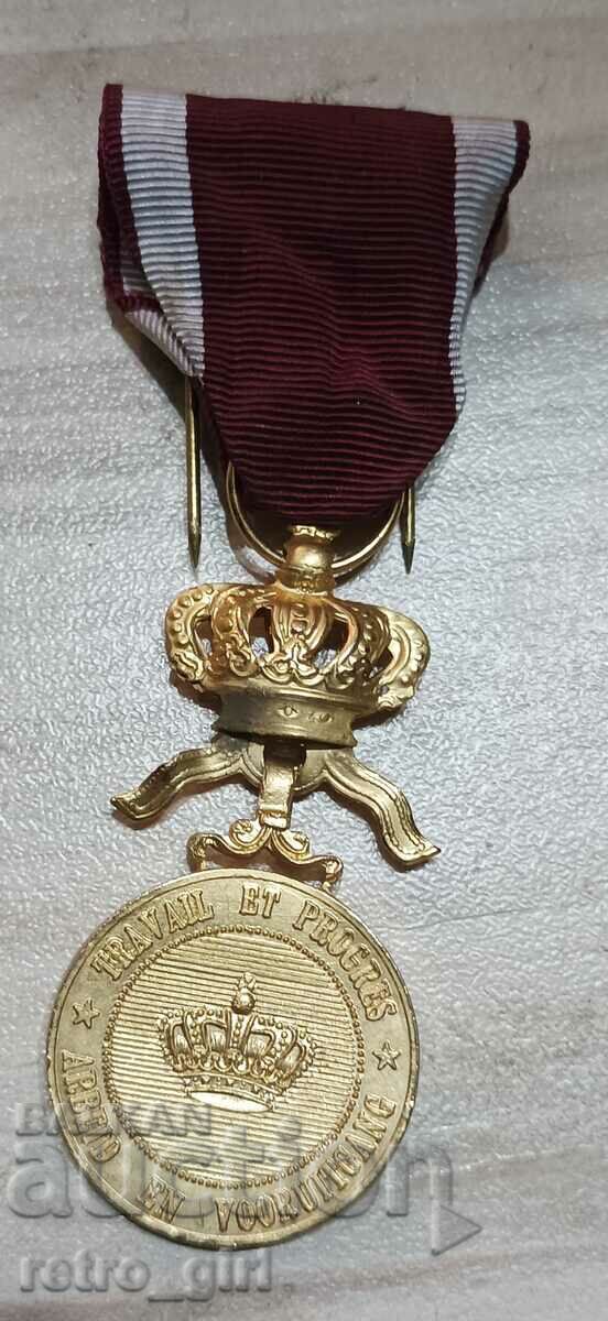 Medal, order, Belgium.