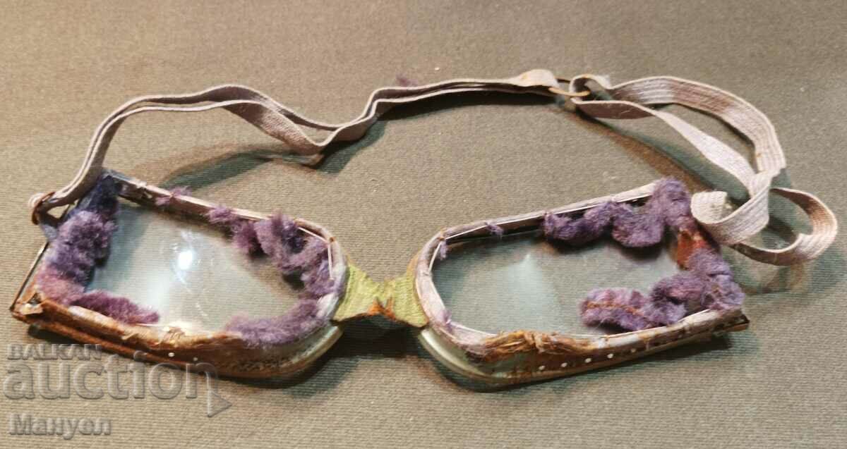 Vechi militari, motociclete, ochelari de pilot. - 5