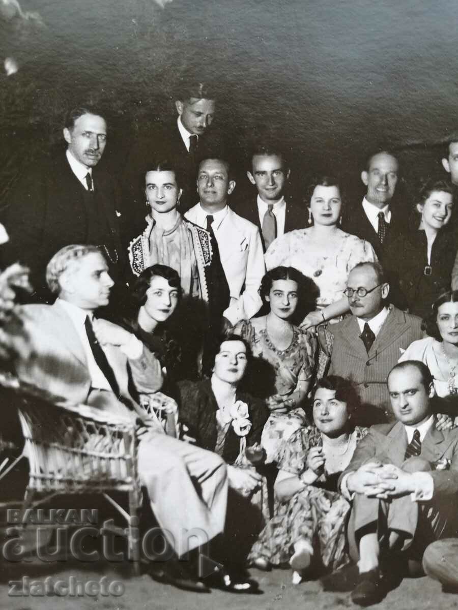Auction  Old photo Kingdom of Bulgaria - social figures