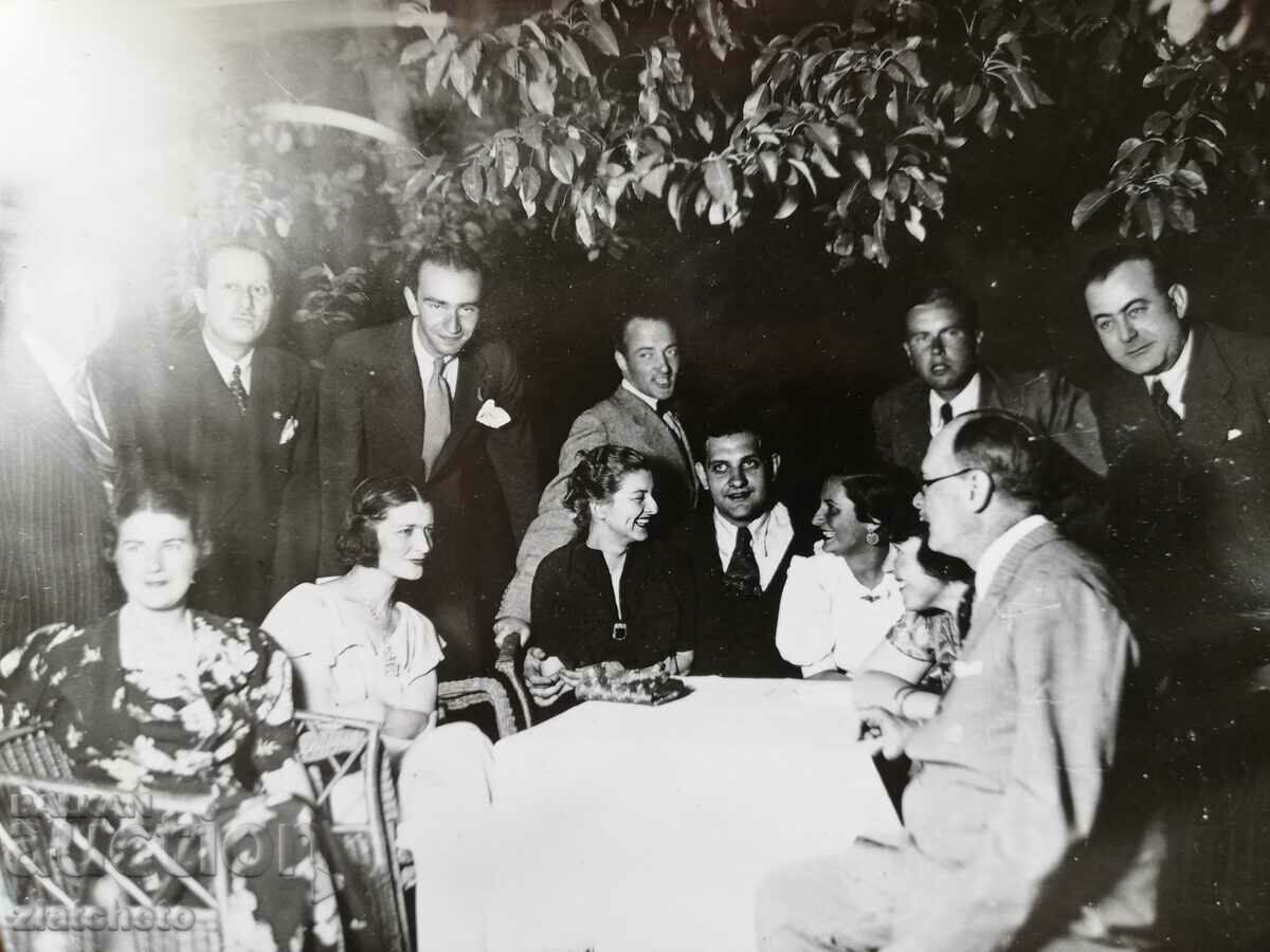 Auction  Old photo Kingdom of Bulgaria - social figures