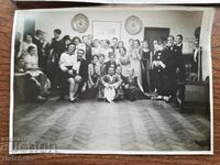 Παλαιά φωτογραφία Βασίλειο της Βουλγαρίας - κοινωνικές φιγούρες, εκδήλωση