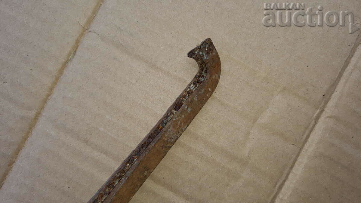 Old PRIMITIVE hand forged dilaf curling iron wrought iron - 5 Old PRIMITIVE hand forged dilaf curling iron wrought iron - 5