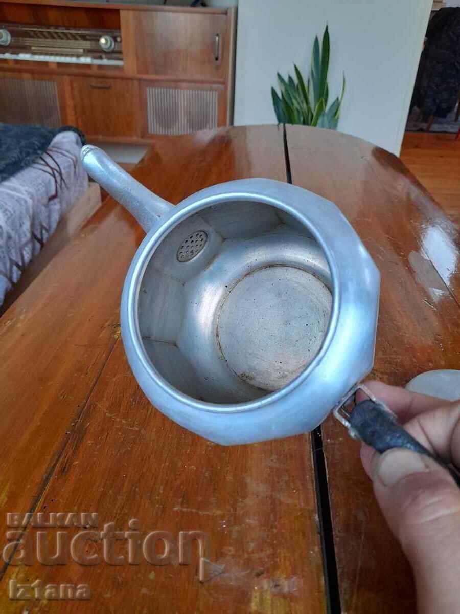 Old aluminum teapot - 5 Old aluminum teapot - 5