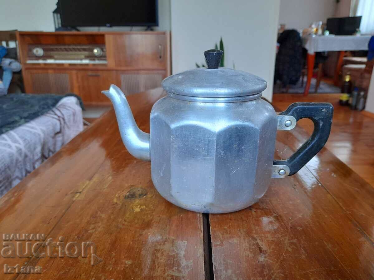 Old aluminum teapot Old aluminum teapot