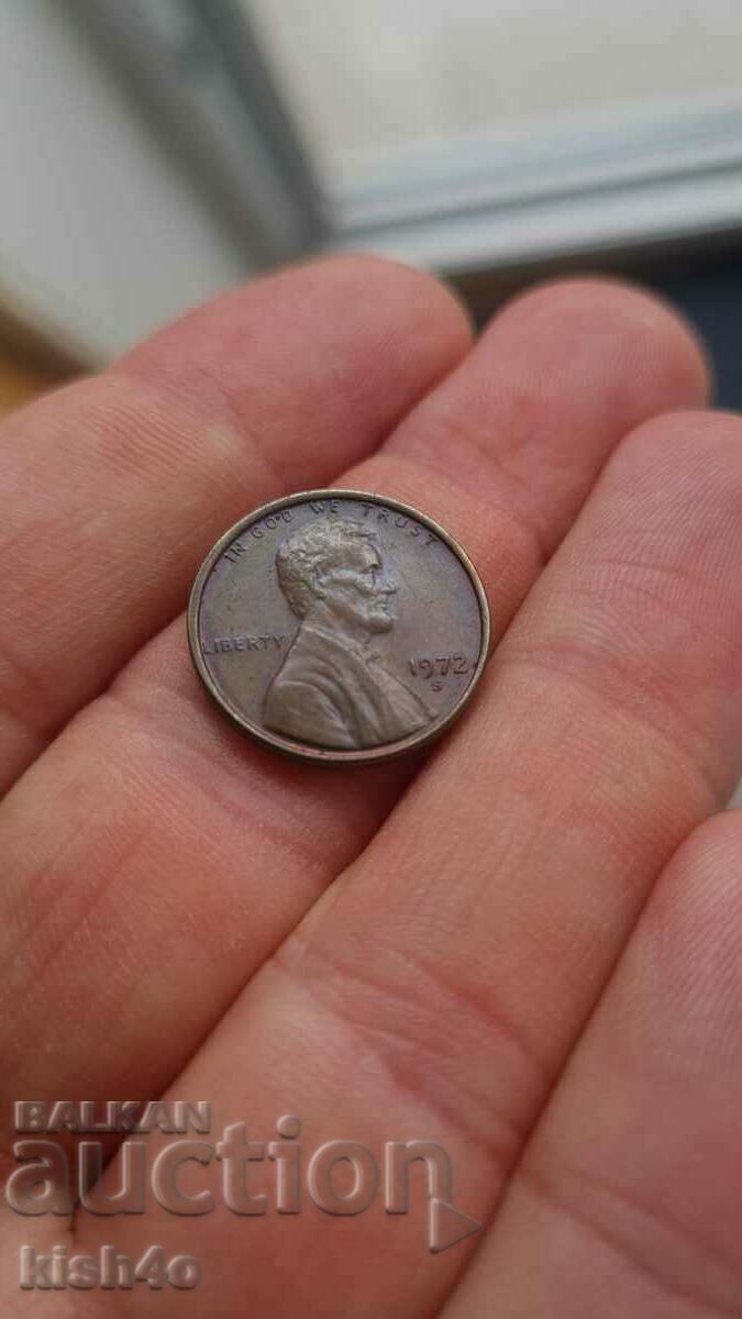 Delivery of 1 Cent USA 1972 S Delivery of 1 Cent USA 1972 S