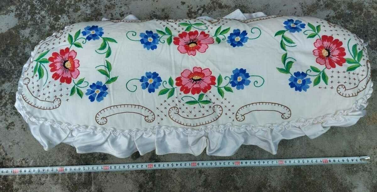 СТАРА БРОДИРАНА ВЪЗГЛАВНИЦА БРОДЕРИЯ ОТЛИЧНА с цена 35.00 лв. | € 17.90