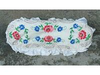 OLD EMBROIDERED PILLOW EMBROIDERY EXCELLENT