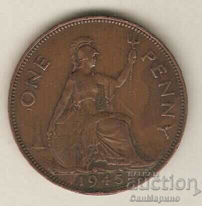 +Great Britain 1 penny 1945