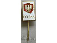 32962 Insigna Poloniei cu stema Poloniei email