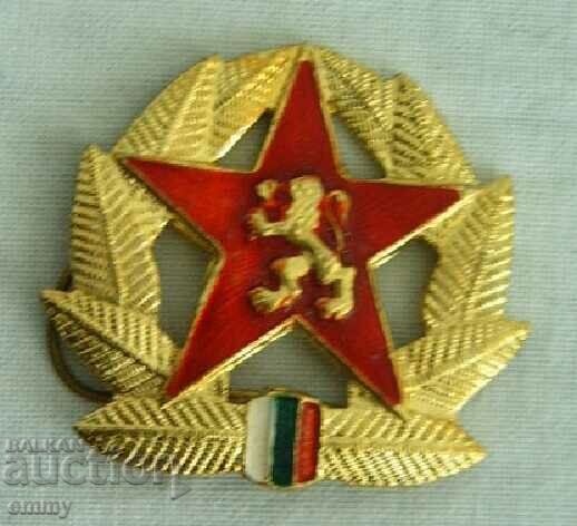 Стара социалистическа военна кокарда , България