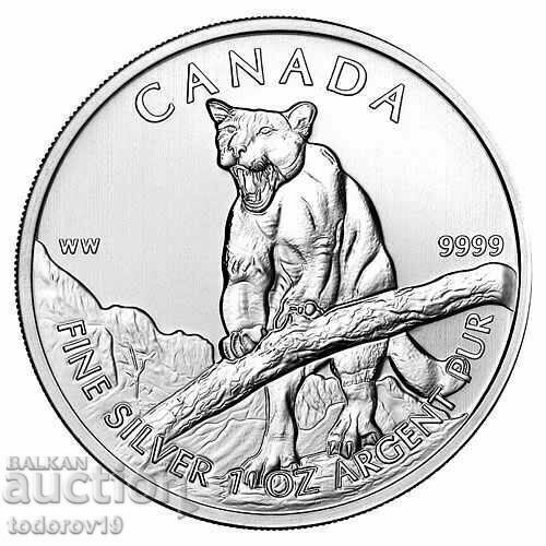 Argint 1 oz Canada Puma 2012