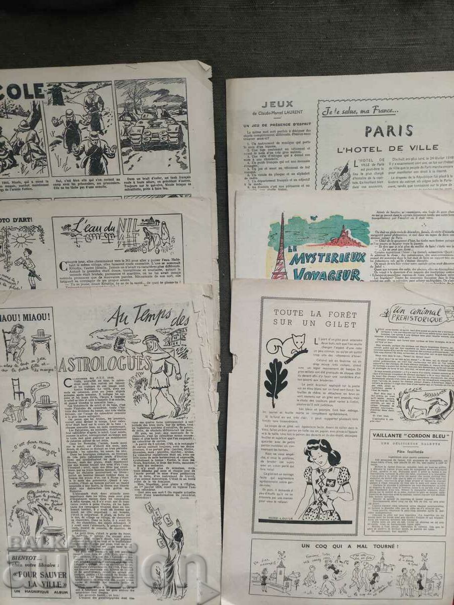 Auction Vaillante Le Journal des Fillettes Auction Vaillante Le Journal des Fillettes