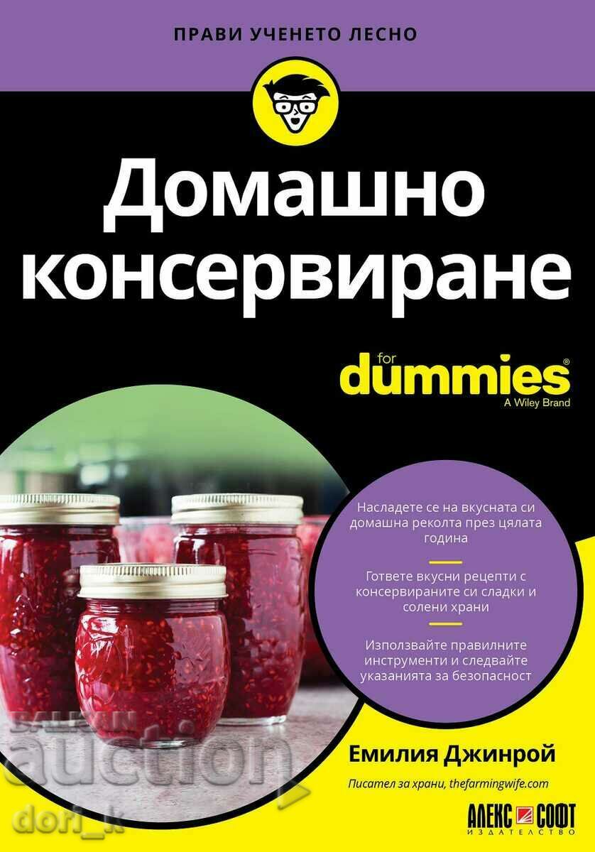 Home Canning For Dummies