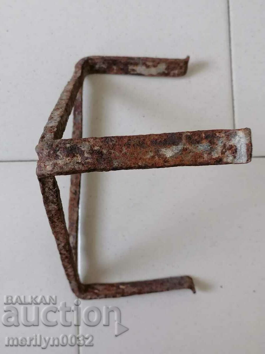 Antique wrought iron stove, hearth, grill, wrought iron - 7 Antique wrought iron stove, hearth, grill, wrought iron - 7