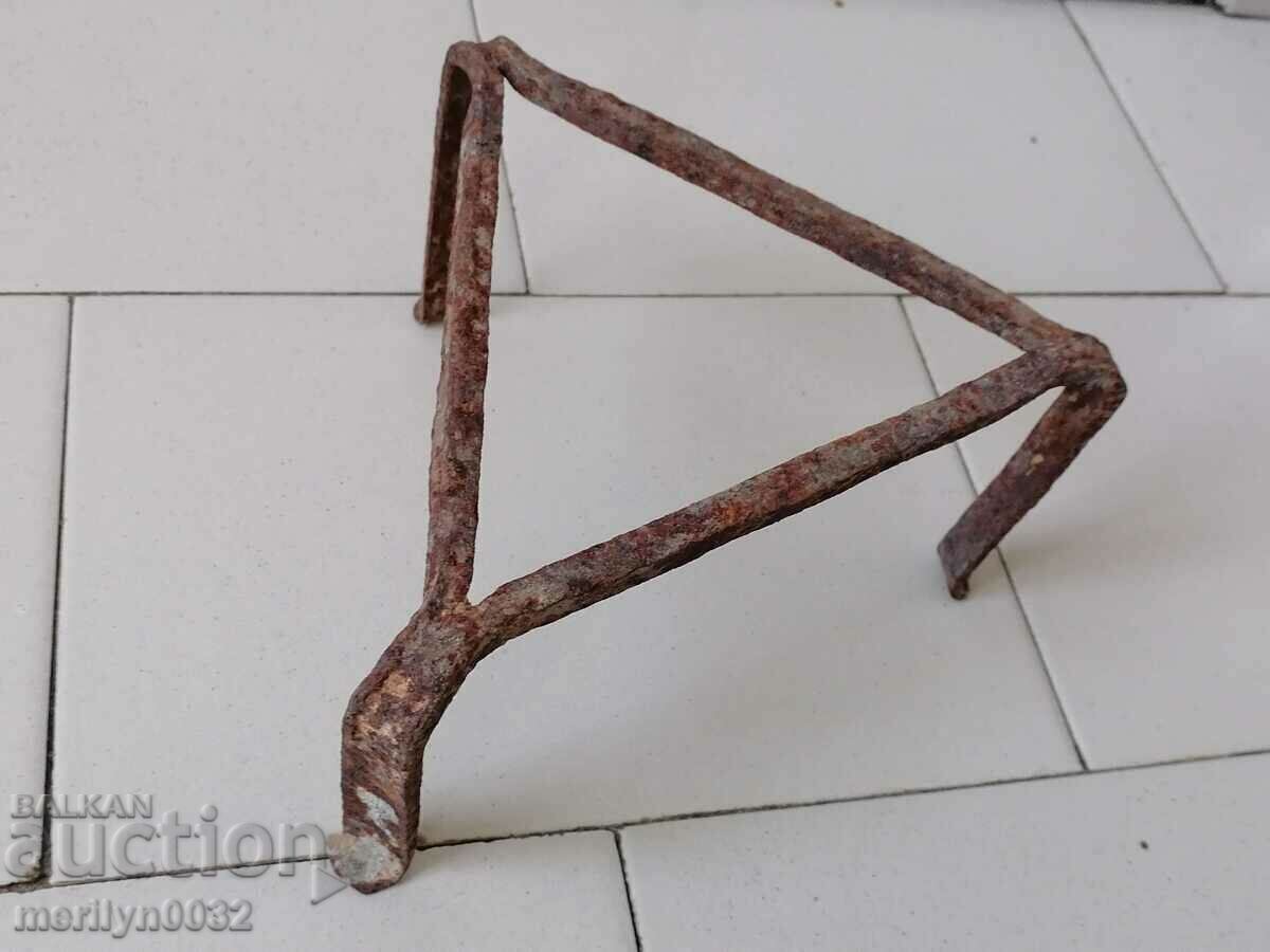 Antique wrought iron stove, hearth, grill, wrought iron Antique wrought iron stove, hearth, grill, wrought iron