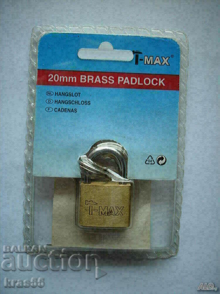 Brass padlock