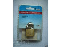 Brass padlock