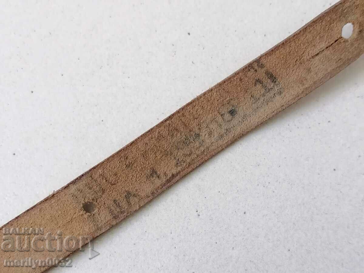 Аукцион Ремъчка за руска сабя протупей кожен носач за шашка WW2 СССР Аукцион Ремъчка за руска сабя протупей кожен носач за шашка WW2 СССР