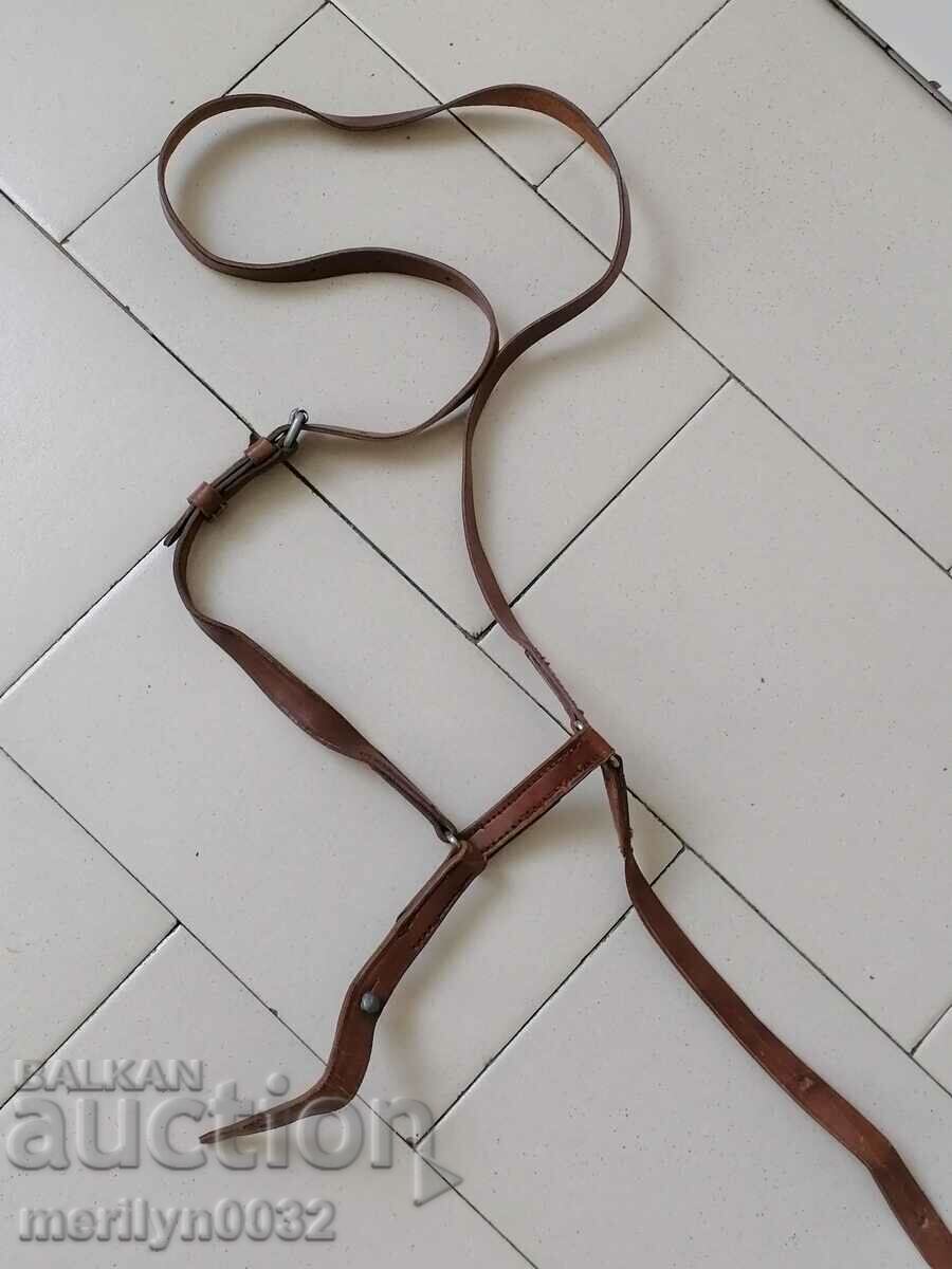 Russian saber strap protupei leather checker carrier WW2 USSR