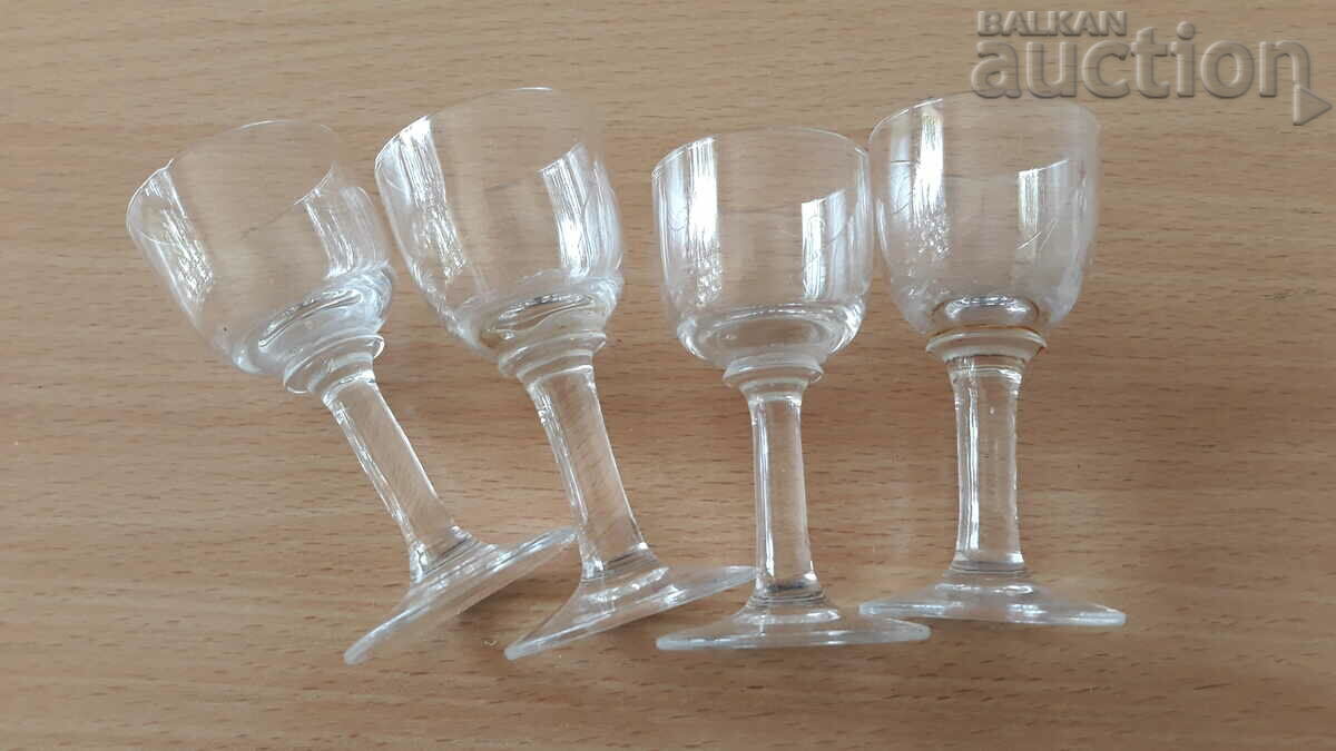 4 pcs. vintage mini glasses brandy liqueur glasses retro vintage - 5 4 pcs. vintage mini glasses brandy liqueur glasses retro vintage - 5