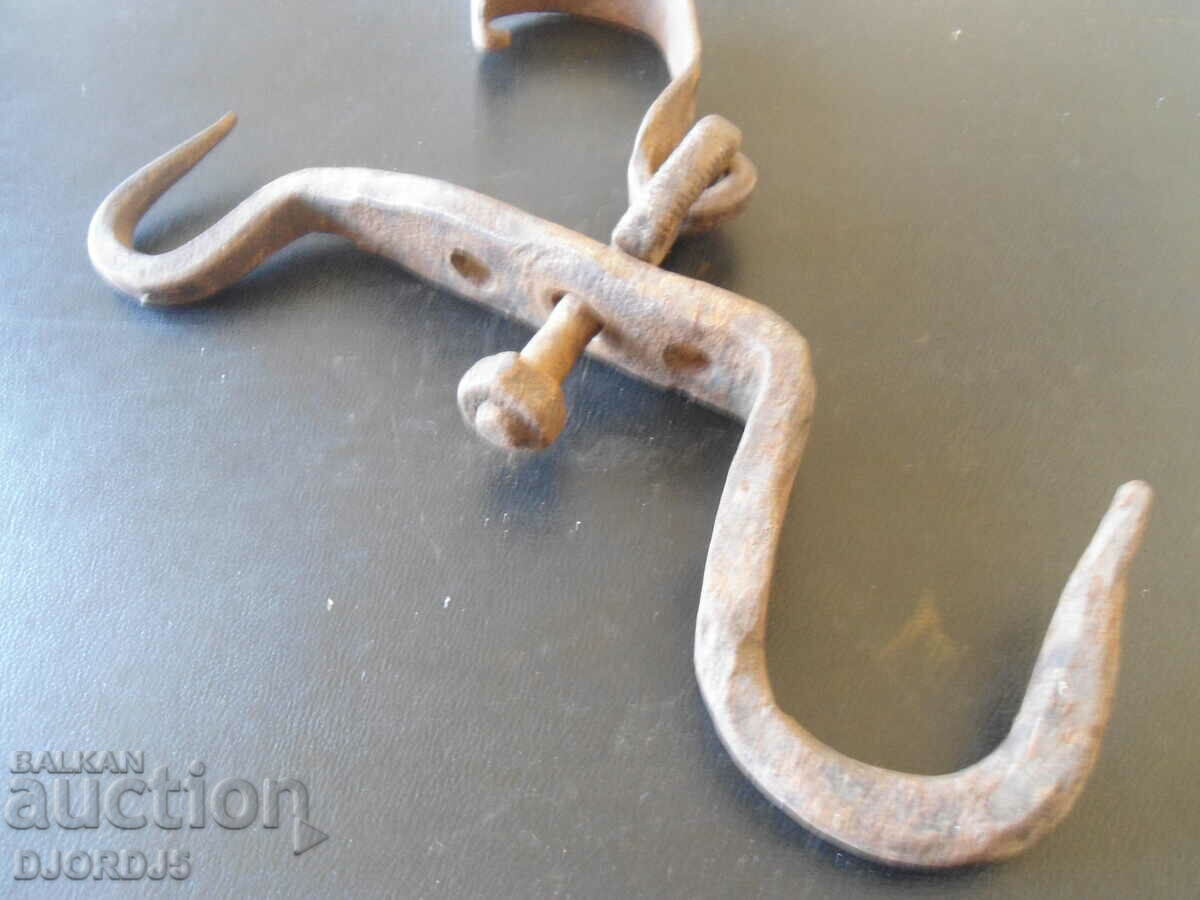 An old forged hook, a crown with price 7.00 BGN | € 3.58