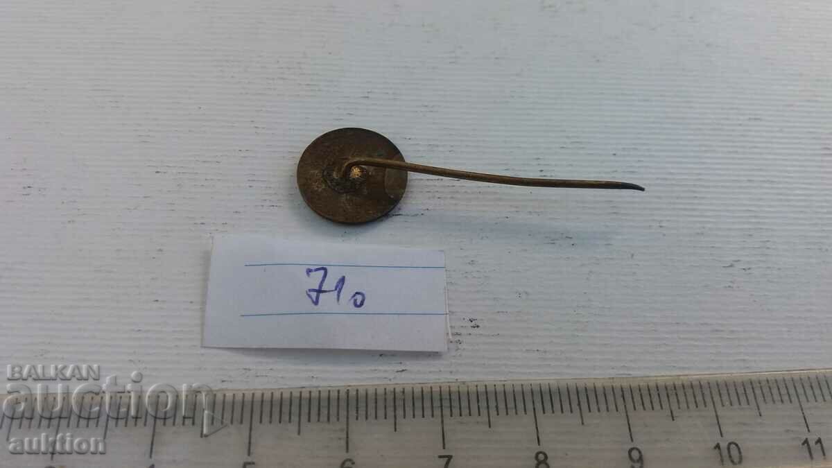 OLD BADGE - BRONZE - 5 OLD BADGE - BRONZE - 5