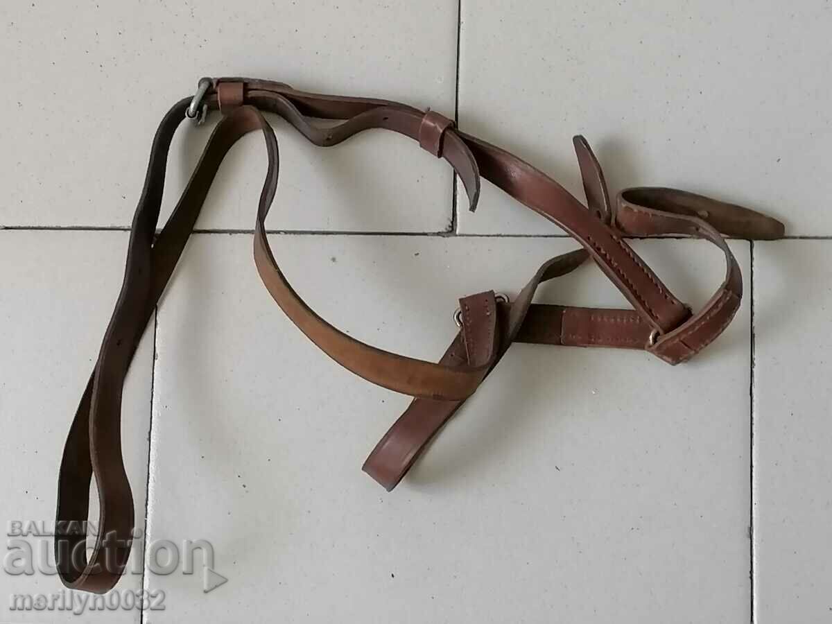 Russian saber strap protupei leather checker carrier WW2 USSR - 5 Russian saber strap protupei leather checker carrier WW2 USSR - 5