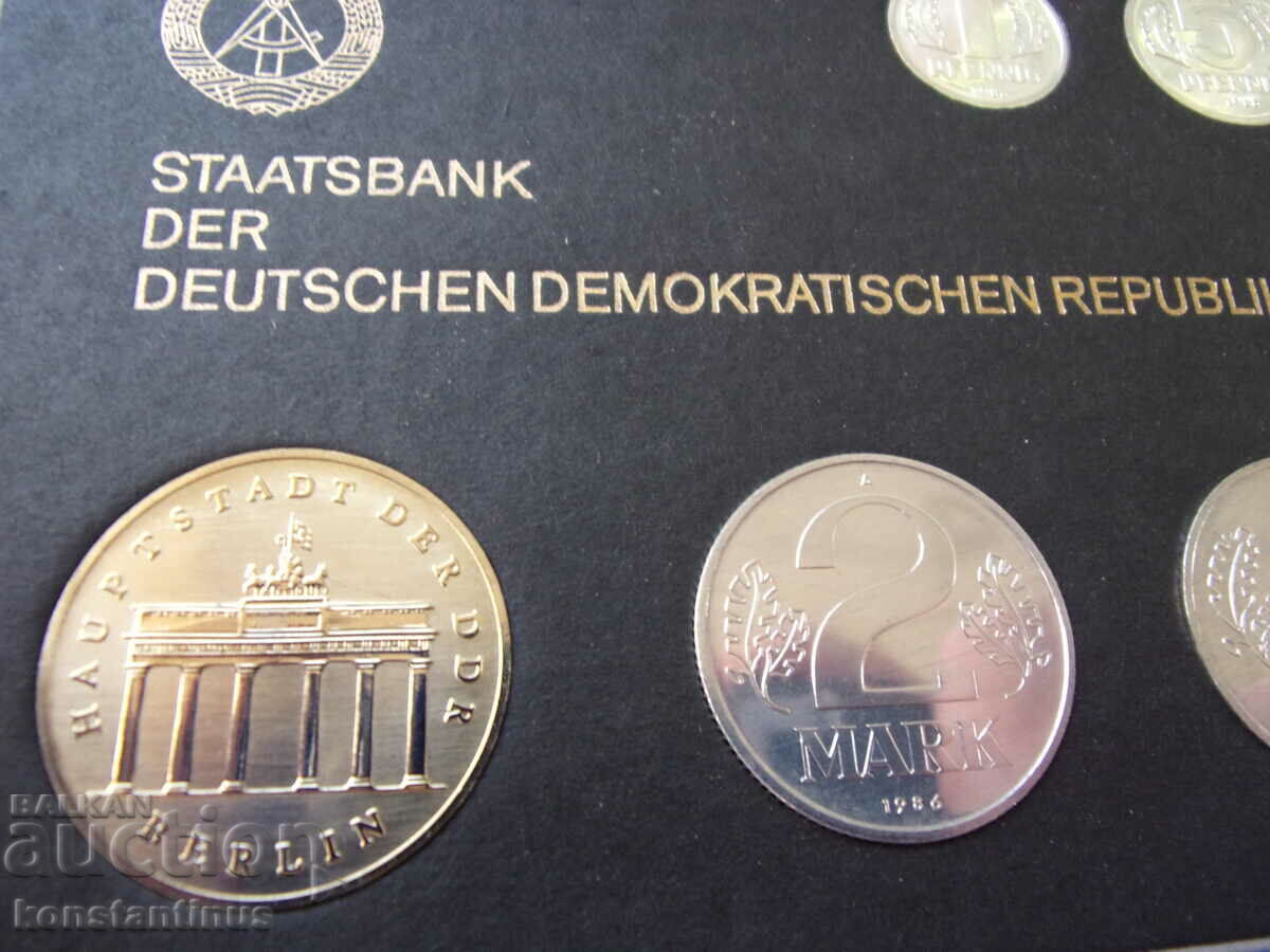 Licitație GDR Set 1986 UNC Rar Licitație GDR Set 1986 UNC Rar