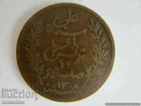 ❗❗❗Tunisia, 10 centimes 1308 (1891), bronz❗❗❗