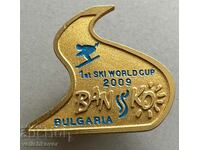 33039 Bulgaria sign World Cup Ski Bansko 2009