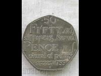 Великобритания 50 пенса 2005 възпоменателна монета