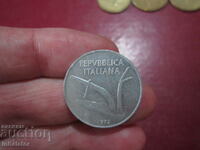 1973 год 10 лири Италия - Алуминий