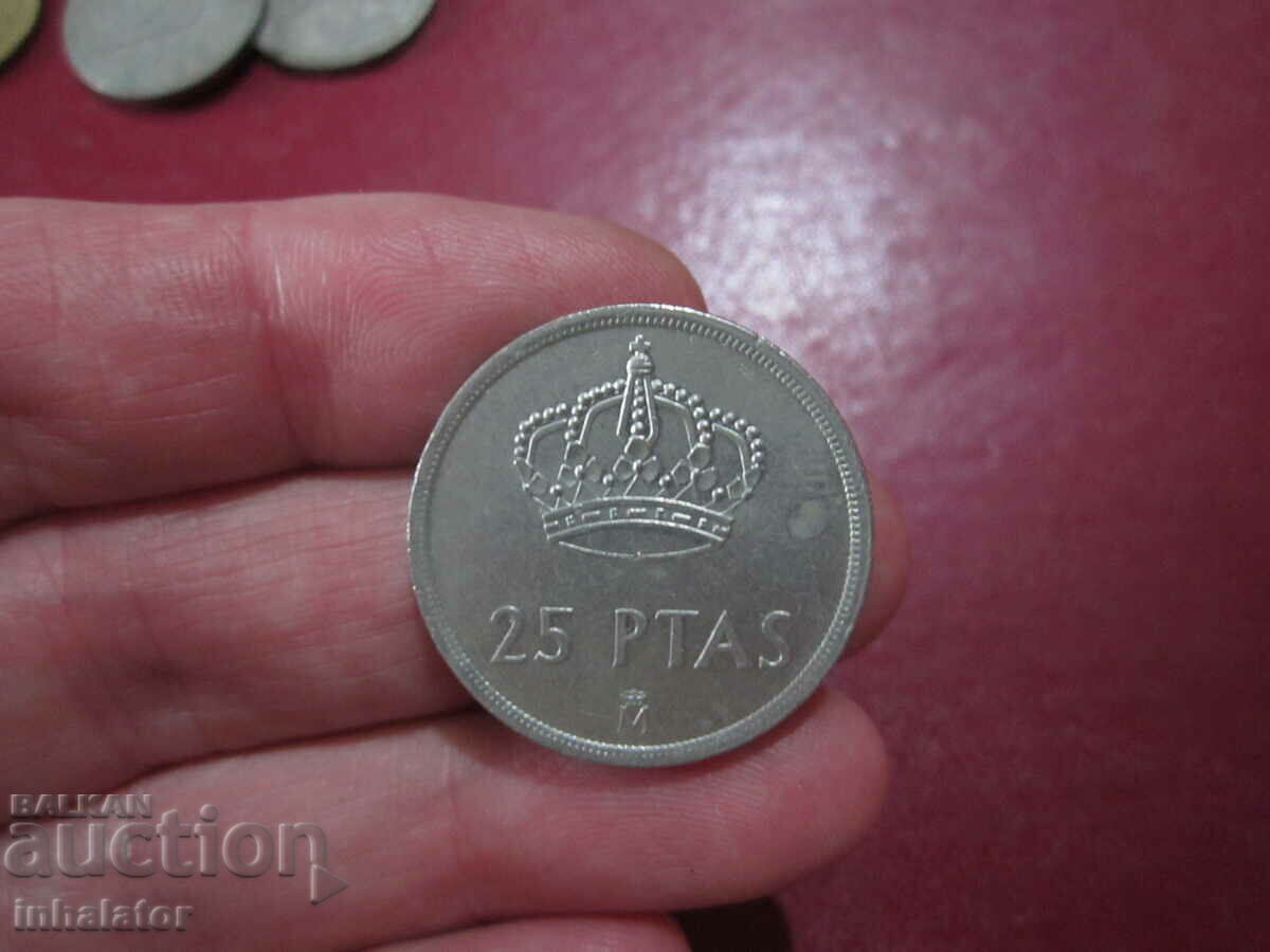 25 pesetas 1982 Spania Juan Carlos I