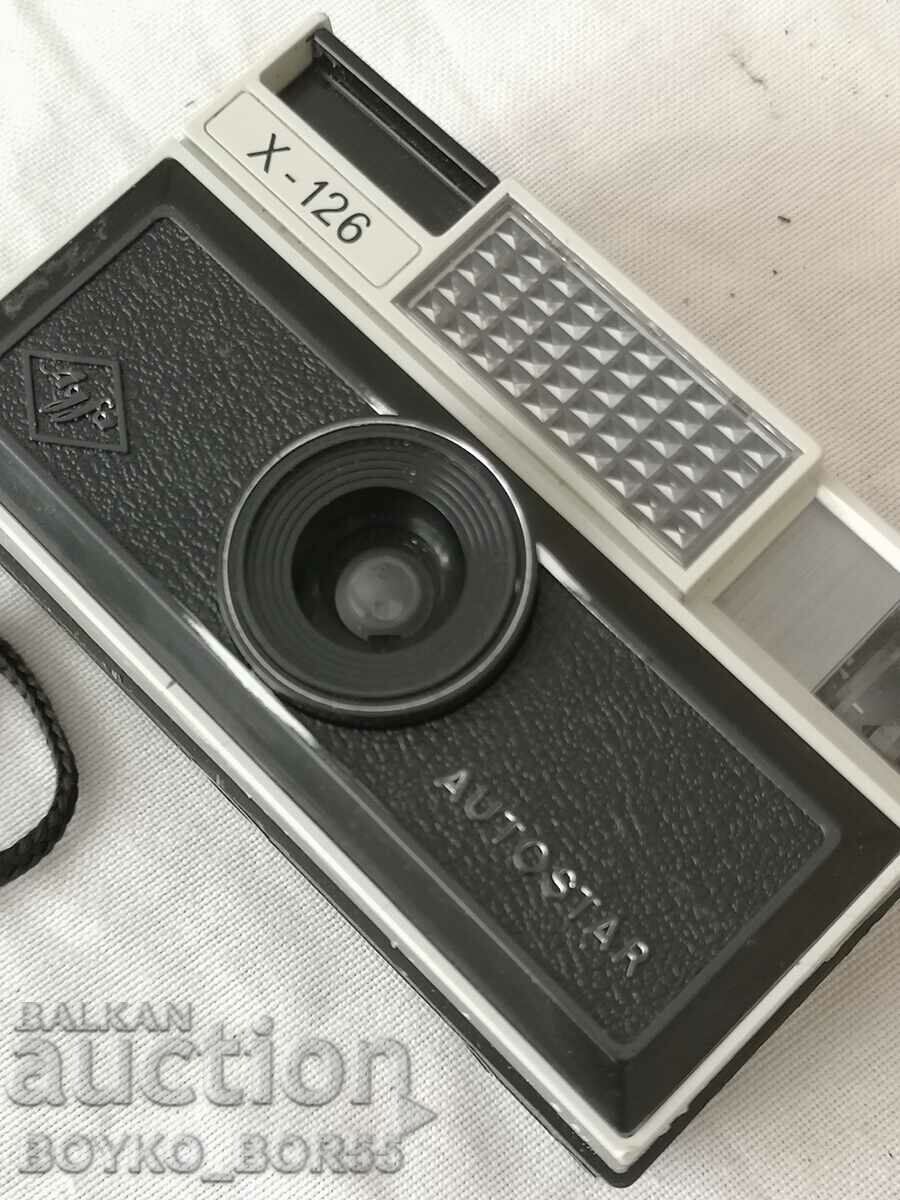 Старинен Немски за Колекции Фотоапарат Agfa Autostar X-126