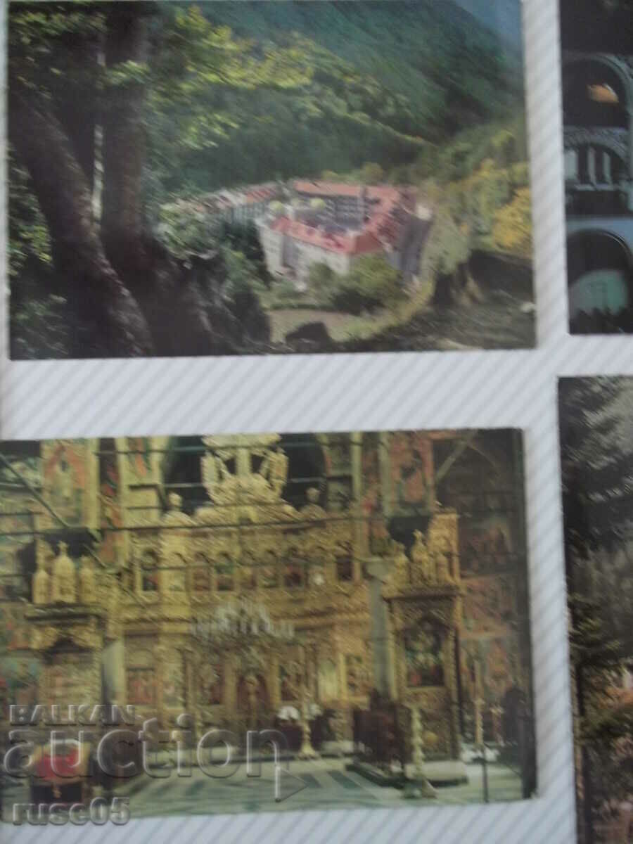 Auction Lot of 7 pcs. cards from the Rila Monastery Auction Lot of 7 pcs. cards from the Rila Monastery