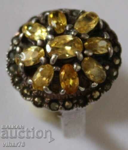 Silver Ring with Citrine with price 169.99 BGN | € 86.91 Silver Ring with Citrine with price 169.99 BGN | € 86.91