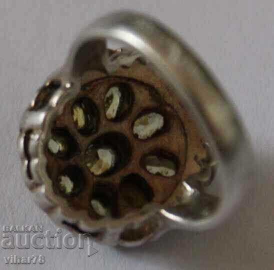 Silver Ring with Citrine - 6 Silver Ring with Citrine - 6