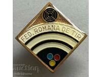 33047 Romania sign Romanian Federation Shooting