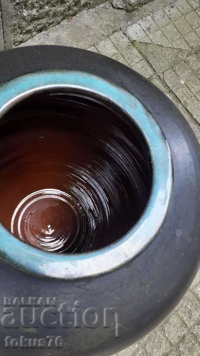 Auction  Huge old vase - German ceramic with stamp - jar