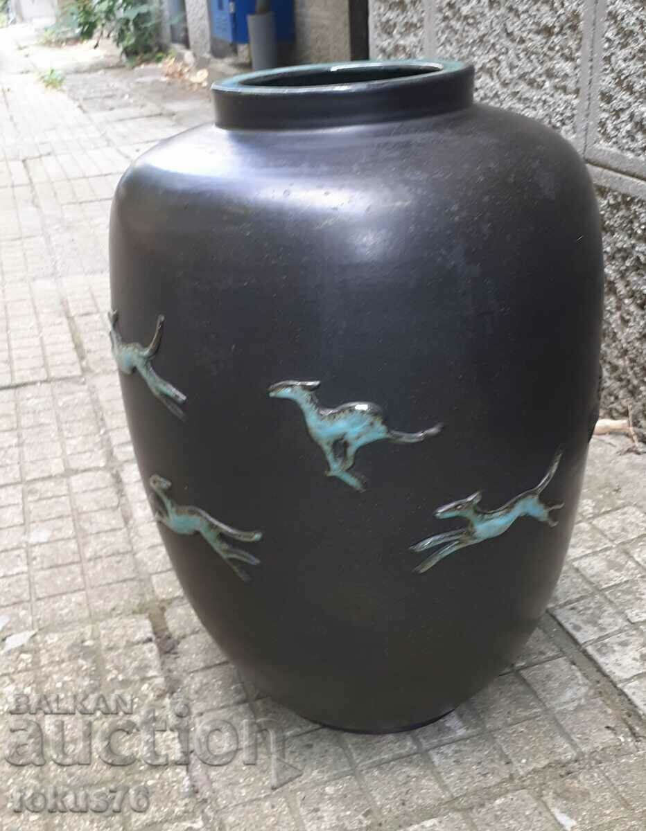 Delivery of Huge old vase - German ceramic with stamp - jar