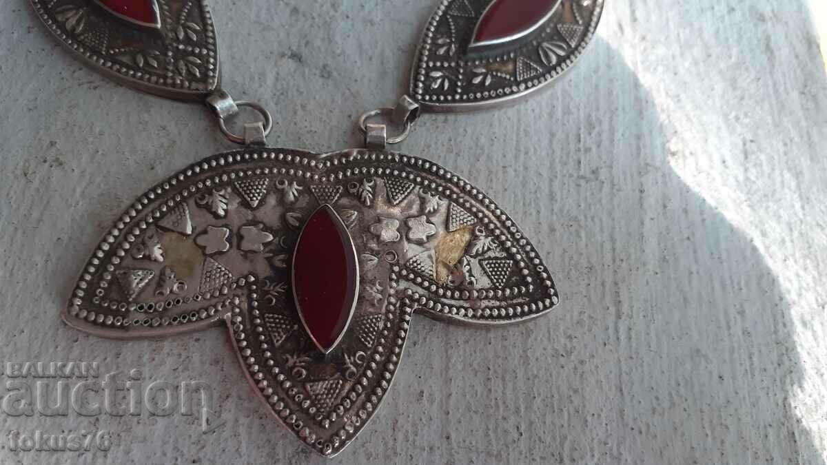 Уникален възрожденски сребърен накит гердан колие огърлица с цена 550.00 лв. | € 281.21 Уникален възрожденски сребърен накит гердан колие огърлица с цена 550.00 лв. | € 281.21