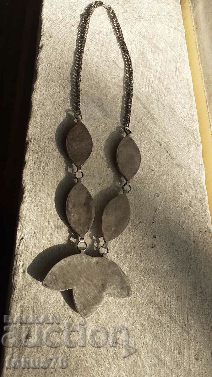 Аукцион Уникален възрожденски сребърен накит гердан колие огърлица Аукцион Уникален възрожденски сребърен накит гердан колие огърлица