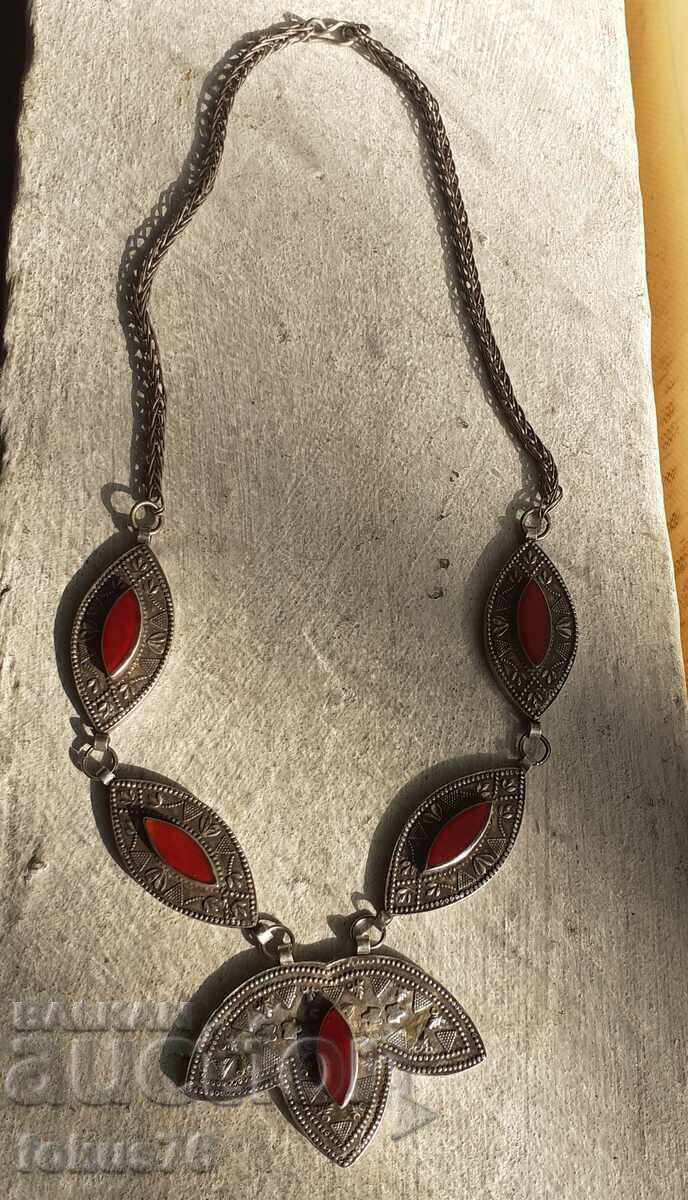 Unique renaissance silver jewelry necklace necklace