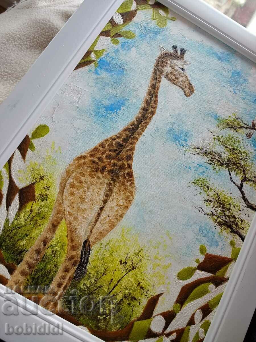 Pictura „Girafa”