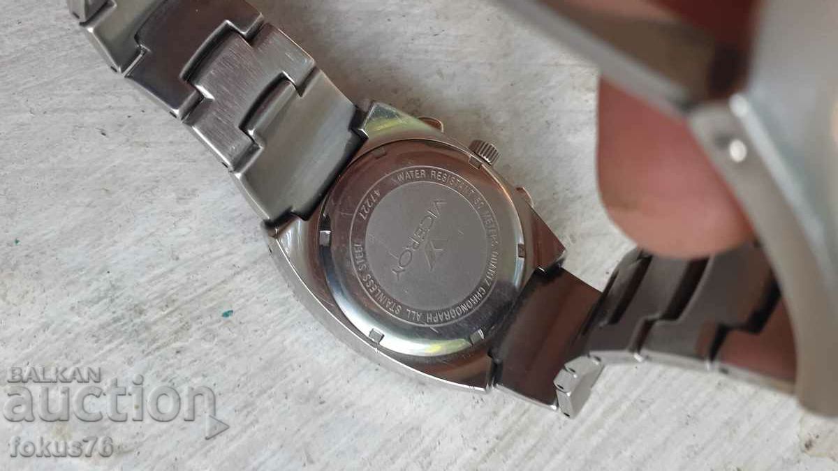 Auction Original Viceroy Chronograph Men's Watch - Working Auction Original Viceroy Chronograph Men's Watch - Working